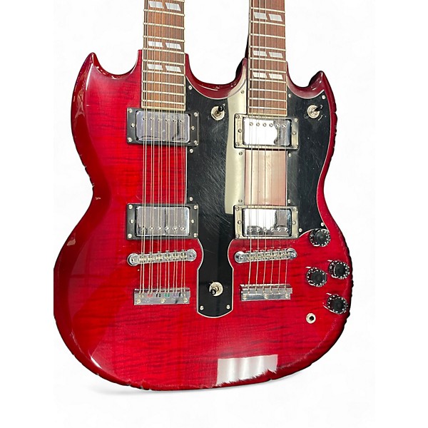 Used 1996 Epiphone G-1275 1996 Cherry Solid Body Electric Guitar