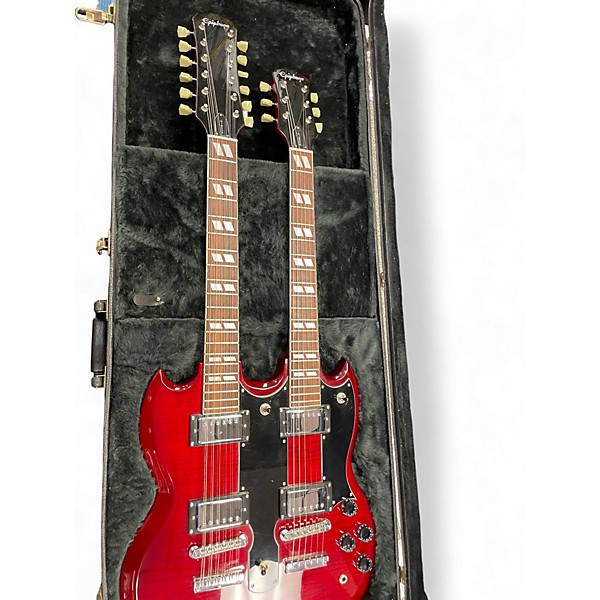 Used 1996 Epiphone G-1275 1996 Cherry Solid Body Electric Guitar