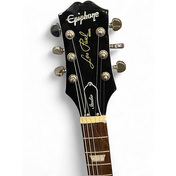 Used Epiphone Les Paul Custom WHITE Solid Body Electric Guitar