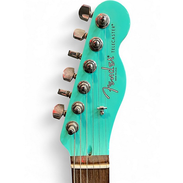 Used Fender Ltd American Standard Seafoam Green w/ Matching Head cap Solid Body Electric Guitar