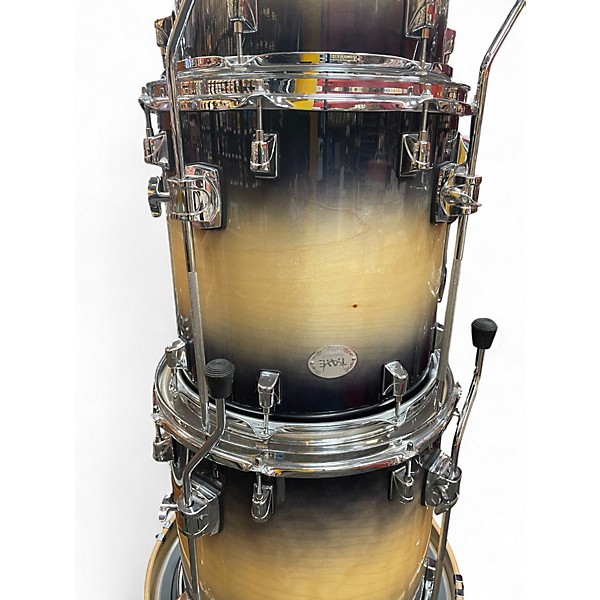 Used Taye Drums 6 Piece Studio Birch Natural Burst Drum Kit