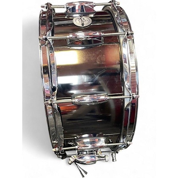 Used Gretsch Drums 14in Black Black Nickel Drum