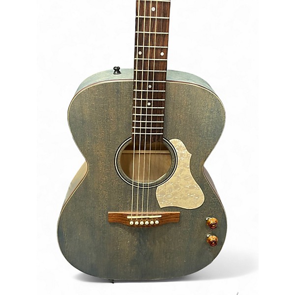 Used Art & Lutherie LEGACY Q DISCRETE DENIM BLUE Acoustic Electric Guitar