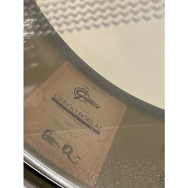 Used Gretsch Drums 4.5X14 Gergo Borlai Signature Brass Drum