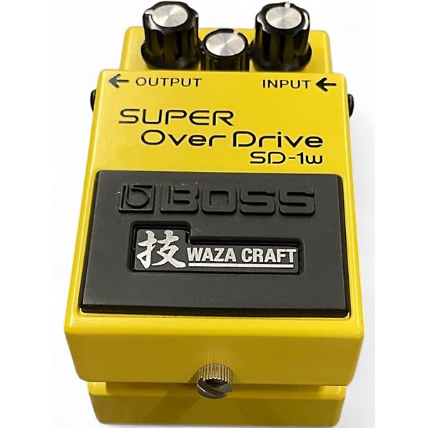 Used BOSS SD1W Super Overdrive Waza Craft Effect Pedal