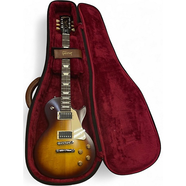 Used 2021 Gibson Les Paul Tribute Dark Cherry Burst Solid Body Electric Guitar