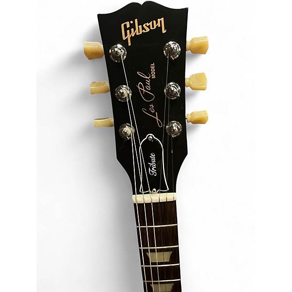 Used 2021 Gibson Les Paul Tribute Dark Cherry Burst Solid Body Electric Guitar