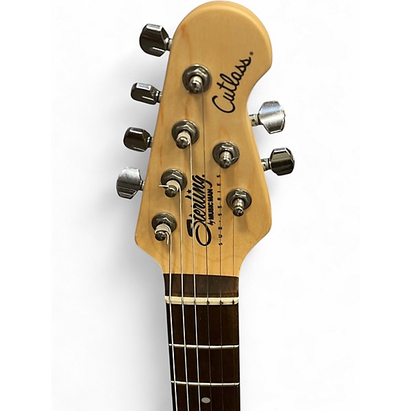 Used Sterling by Music Man CUTLASS Pueblo Pink Solid Body Electric Guitar