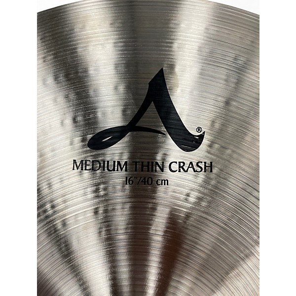 Used Zildjian 16in A Series Medium Thin Crash Cymbal