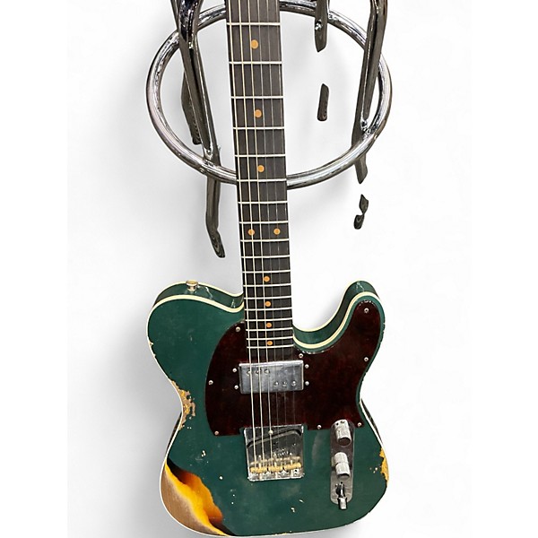 Used Fender LTD CUNI TELE CUST HREL Sherwood Green Solid Body Electric Guitar