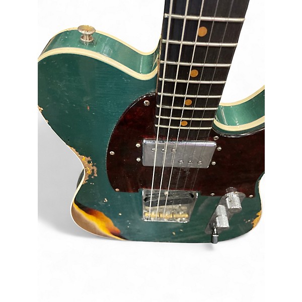 Used Fender LTD CUNI TELE CUST HREL Sherwood Green Solid Body Electric Guitar