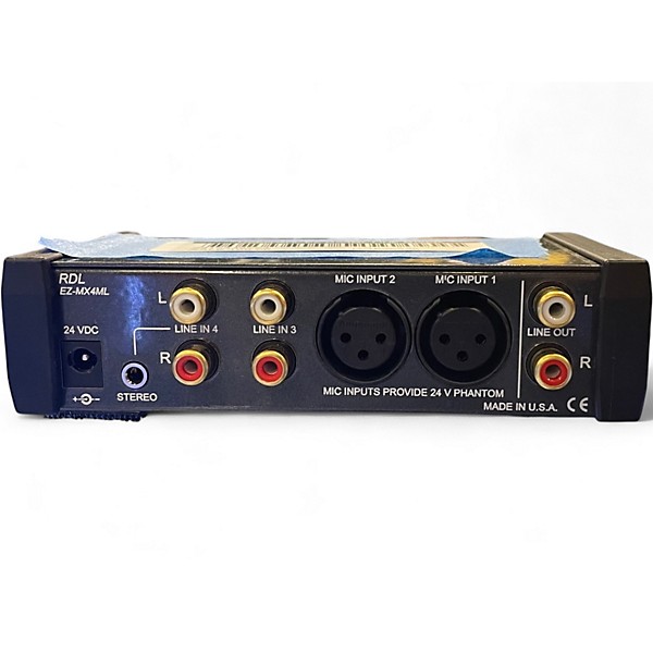 Used RDL EZ-MX4ML Line Mixer