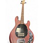 Used Sterling by Music Man STING RAY Burgundy Electric Bass Guitar thumbnail