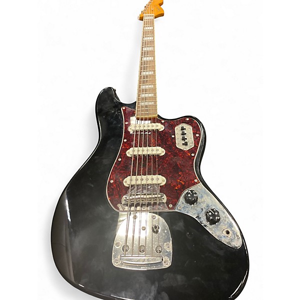 Used Fender SQUIER 6 SATIN BLACK Electric Bass Guitar