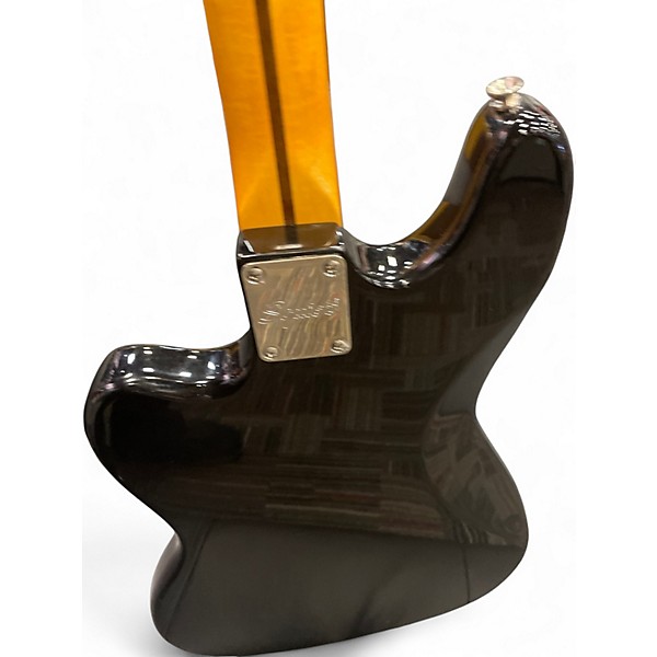 Used Fender SQUIER 6 SATIN BLACK Electric Bass Guitar