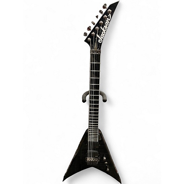Used 2014 Jackson KVMGQ Pro King V Black Solid Body Electric Guitar