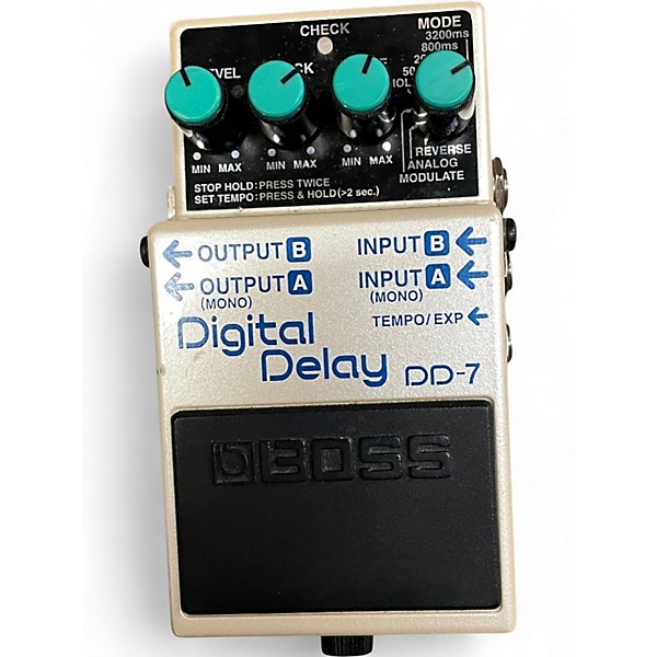 Used BOSS DD7 Digital Delay Effect Pedal