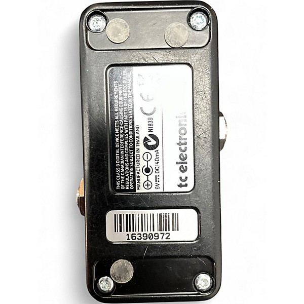 Used TC Electronic Polytune Noir Mini 2 Tuner Pedal