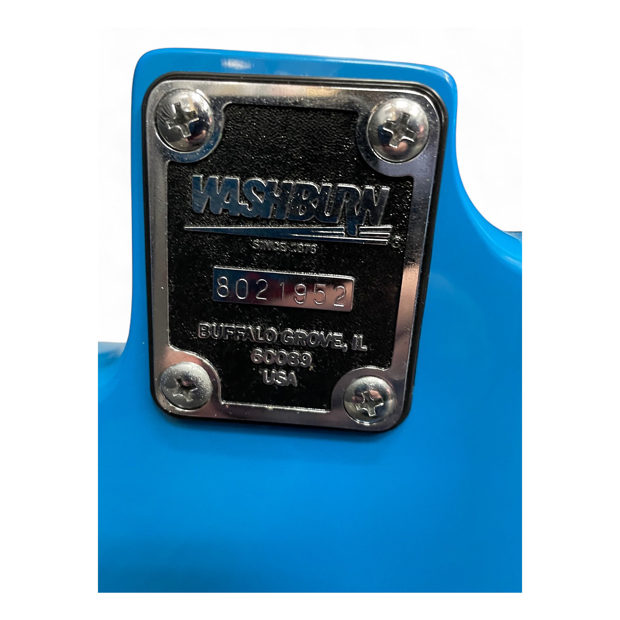 Used Washburn G-Junior G-JRV Blue Solid Body Electric Guitar Blue