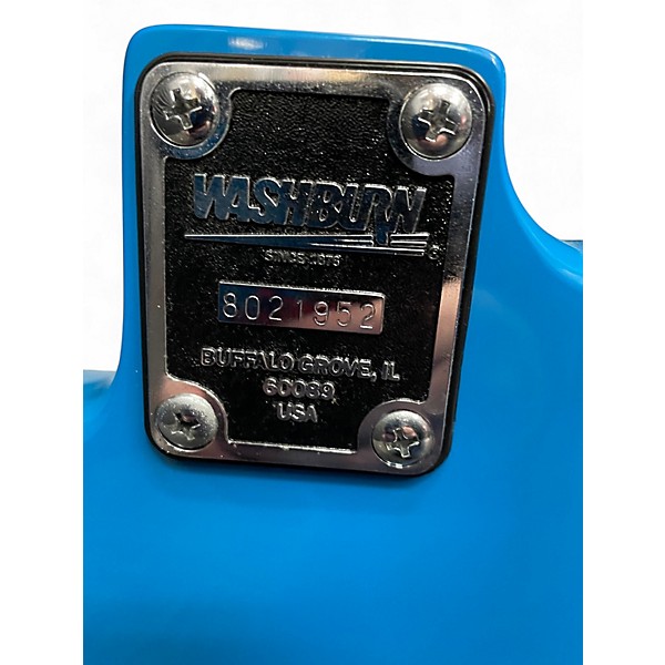 Used Washburn G-Junior G-JRV Blue Solid Body Electric Guitar
