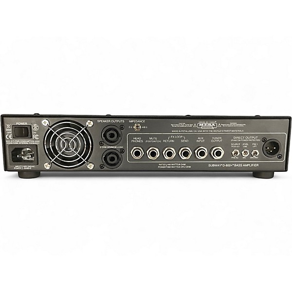 Used MESA/Boogie Subway D-800+ Bass Amp Head