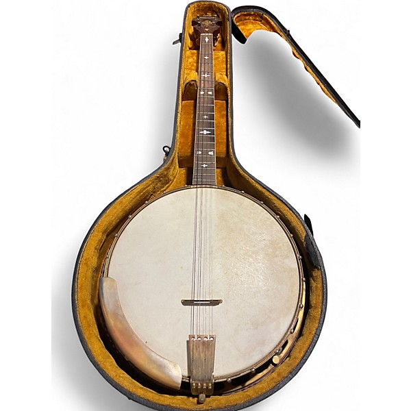 Used Pre-epiphone House of Stathopoulo Natural Banjo