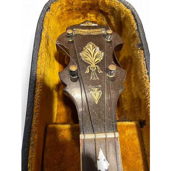 Used Pre-epiphone House of Stathopoulo Natural Banjo