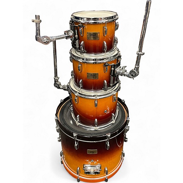 Used Pearl 4 Piece SESSION CUSTOM SUNBURST Drum Kit