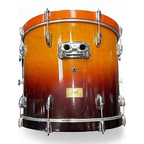 Used Pearl 4 Piece SESSION CUSTOM SUNBURST Drum Kit