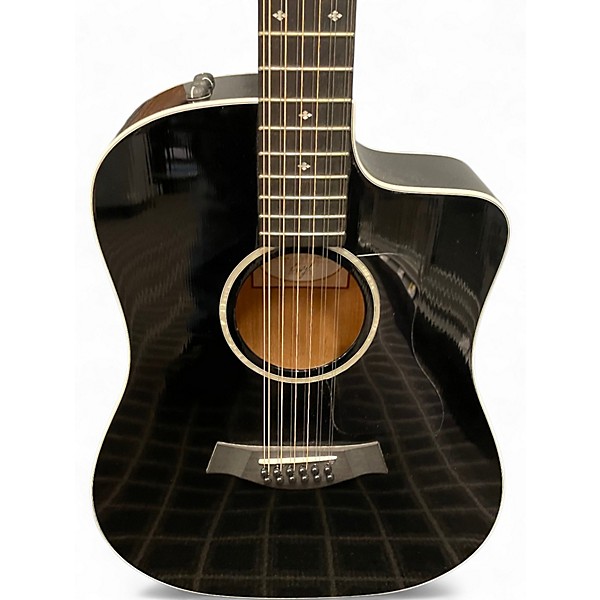 Used Taylor 250CE BLACK 12 String Acoustic Electric Guitar