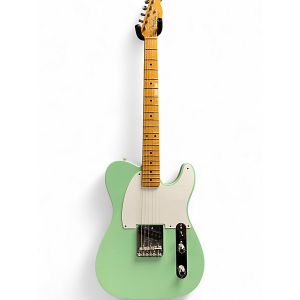 Used 2020 Fender 1950s Esquire Surf Green Solid Body Electric Guitar