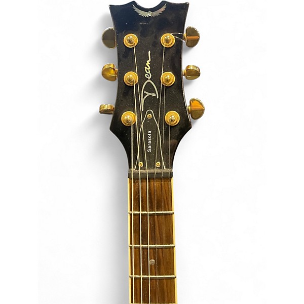 Used Dean Sarasota Trans Orange Solid Body Electric Guitar