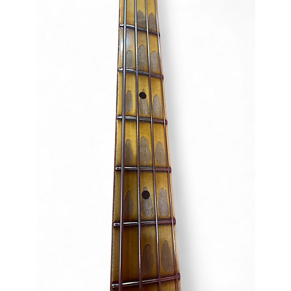 Used Fender F24 LTD P-JAZZ BASS  Aztec Gold Electric Bass Guitar