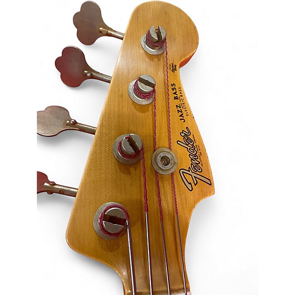 Used Fender F24 LTD P-JAZZ BASS  Aztec Gold Electric Bass Guitar