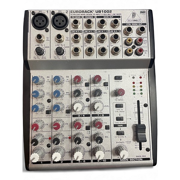 Used Behringer Eurorack UB1002 Powered Mixer