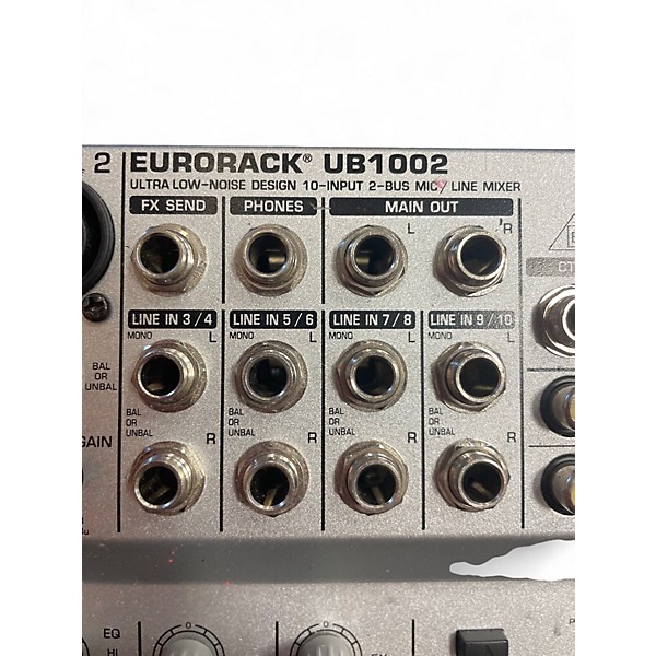 Used Behringer Eurorack UB1002 Powered Mixer