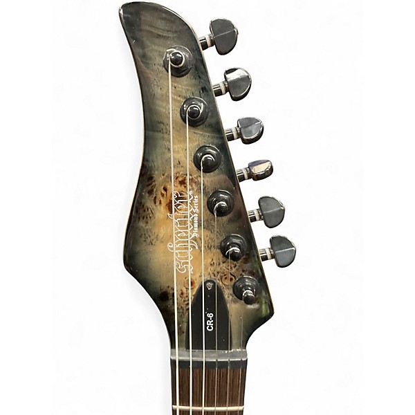 Used Schecter Guitar Research CR-6 Charcoal Solid Body Electric Guitar