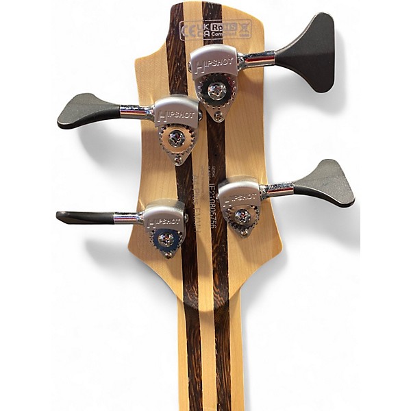 Used Cort A4 Plus FMMH Open Pore Natural Electric Bass Guitar