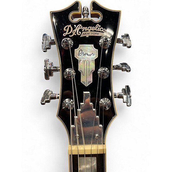 Used D'Angelico Premier Series MINI DC Vintage Sunburst Hollow Body Electric Guitar