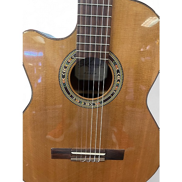 Used Kremona Verea Left Handed Natural Nylon String Acoustic Guitar