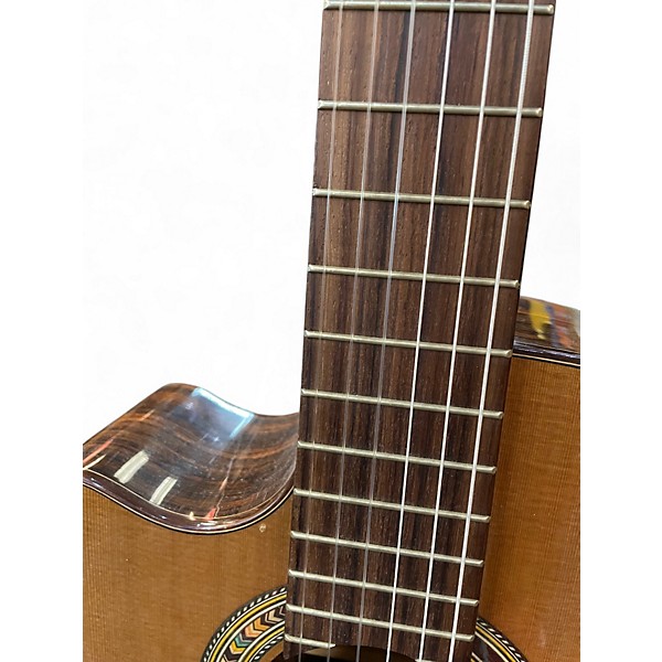 Used Kremona Verea Left Handed Natural Nylon String Acoustic Guitar