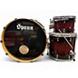 Used Spaun 3 Piece TL Series Red Mocha Burst Drum Kit thumbnail