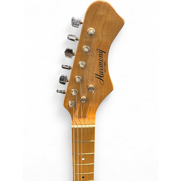 Used Harmony S STYLE Black Solid Body Electric Guitar