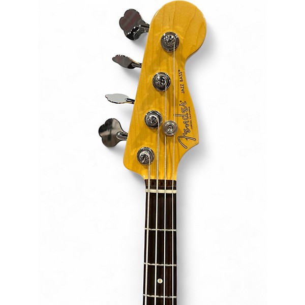 Used 2023 Fender American Professional II Jazz Bass 3 Tone Sunburst Electric Bass Guitar