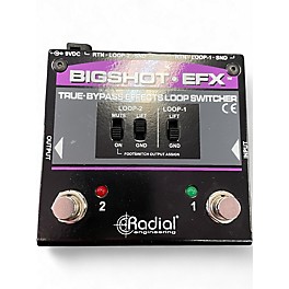 Used Radial Engineering Bigshot True Bypass FX Loop Switcher Pedal