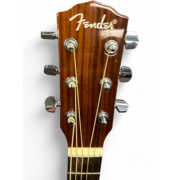 Used Fender CD140SCE Natural Acoustic Electric Guitar