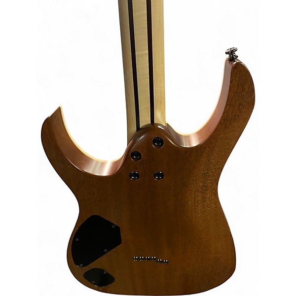 Used Ibanez RGR5221 Transparent Fluorescent Orange Solid Body Electric Guitar