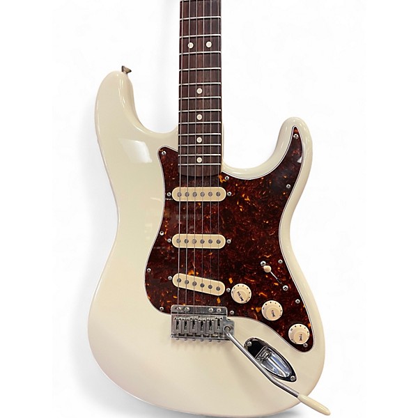 Used Fender Player Stratocaster 50th Anniversary Antique White Solid Body Electric Guitar