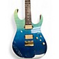 Used Ibanez RG420HPFM Blue Reel Gradation Solid Body Electric Guitar