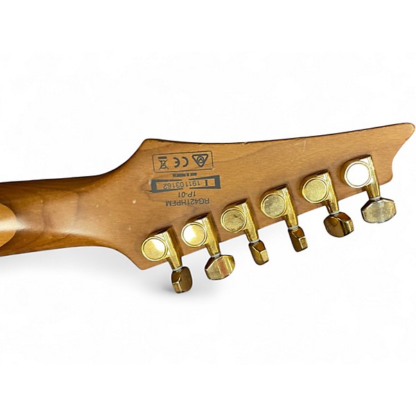 Used Ibanez RG420HPFM Blue Reel Gradation Solid Body Electric Guitar